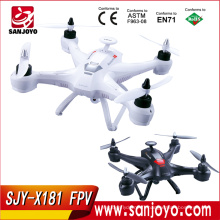 4 canaux 6 axes sans tête rc Quadcopter prêt à voler avec appareil photo 2MP et lumières rc drone SJY-X181